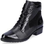 Dámské Kožené kotníkové boty Rieker Remonte v černé barvě z kůže ve velikosti 45 ve slevě 
