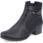 Dámské Kotníčkové boty na podpatku Rieker v černé barvě v elegantním stylu ve velikosti 42 ve slevě 