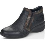 Dámské Nízké kotníkové boty Rieker v černé barvě v elegantním stylu ve velikosti 38 ve slevě 