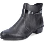 Dámské Kotníkové boty Rieker v černé barvě v lakovaném stylu ve velikosti 42 ve slevě 