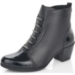Dámské Kotníkové boty Rieker v černé barvě v lakovaném stylu ve velikosti 42 ve slevě 