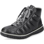 Dámské Zimní kotníkové boty Rieker v černé barvě ve velikosti 42 prodyšné ve slevě na zimu 