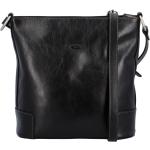Dámské Kožené kabelky Katana v černé barvě v elegantním stylu z hovězí kůže 