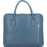 Dámské Kožené kabelky Italy v modré barvě 