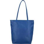 Dámské Kožené tašky přes rameno Italy v modré barvě v elegantním stylu z hovězí kůže ve slevě 