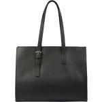 Dámské Kožené kabelky Pierre Cardin v černé barvě v elegantním stylu z kůže 