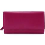 Dámské Kožené peněženky Arwel v růžové barvě z kůže 