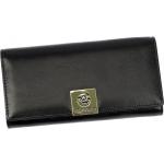 Dámské Kožené peněženky Gregorio v černé barvě z kůže s blokováním RFID 