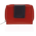 Dámské Kožené peněženky BELLUGIO v červené barvě z hovězí kůže 