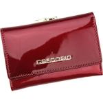 Dámské Kožené peněženky Gregorio v červené barvě v lakovaném stylu z kůže 