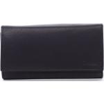 Dámské Luxusní peněženky Delami v černé barvě z kůže 