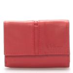 Dámské Luxusní peněženky Delami v červené barvě z kůže 