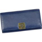 Dámské Kožené peněženky Gregorio v modré barvě z kůže s blokováním RFID 