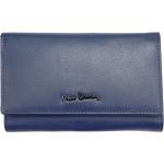 Dámské Kožené peněženky Pierre Cardin v modré barvě v elegantním stylu z kůže 