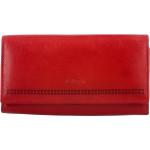 Dámské Kožené peněženky BELLUGIO v červené barvě z kůže 