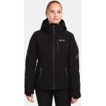 Pánské Zimní bundy s kapucí Kilpi Nepromokavé v černé barvě sportovní z polyesteru ve velikosti XXL s kapsou na skipas ve slevě 