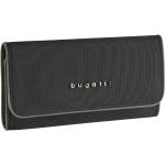 Dámské Luxusní peněženky Bugatti v černé barvě z látky 