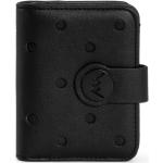 Dámské Kožené peněženky Vuch v černé barvě v moderním stylu s puntíkovaným vzorem z koženky 