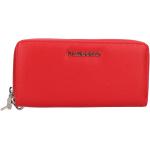 Dámské Kožené peněženky Flora & Co v červené barvě v elegantním stylu z koženky 