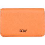 Dámské Kožené peněženky Roxy Shadow v oranžové barvě z polyuretanu veganské 