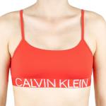 Dámské Designer Podprsenky Calvin Klein v červené barvě ve velikosti S 