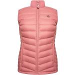 Dámské Péřové vesty Dare 2 be v růžové barvě prošívané ve velikosti 9 XL s kapucí 