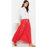 Dámské Dlouhé sukně Trendyol v červené barvě z polyesteru ve velikosti 10 XL maxi ve slevě 