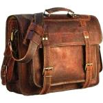 Dámské Messenger tašky přes rameno v hnědé barvě ve vintage stylu z plátěného materiálu s vnitřním organizérem 