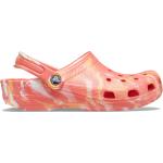 Dámské Gumové pantofle Crocs Classic v broskvové barvě 