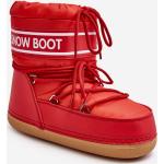 Dámské Zimní boty kesi v tmavě červené barvě z polyuretanu ve velikosti 37,5 veganské ve slevě na zimu 