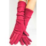 Dámské Zimní rukavice v bordeaux červené ve velikosti Onesize 