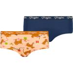 Dámské Klasické kalhotky Frogies ve smetanové barvě z bavlny ve velikosti S vánoční 