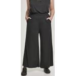 Dámské Culottes kalhoty Urban Classics v černé barvě z viskózy ve velikosti 4 XL plus size 