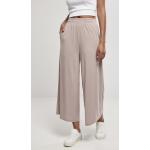 Dámské Culottes kalhoty Urban Classics v růžové barvě z viskózy ve velikosti XXL plus size 