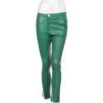 Dámské Kožené kalhoty 2nd Day v zelené barvě ve velikosti S 