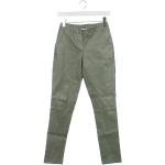 Dámské Kožené kalhoty v zelené barvě ve velikosti S 