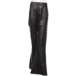 Dámské Kožené kalhoty Urban Classics v černé barvě z kůže ve velikosti 10 XL plus size 