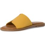 Dámské Kožené pantofle Rieker v žluté barvě ve velikosti 36 ve slevě 