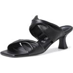 Dámské Kožené pantofle Tamaris v černé barvě v elegantním stylu z kůže ve velikosti 36 ve slevě 