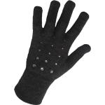 Dámské Zimní rukavice v černé barvě s kamínky 