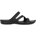 Dámské Páskové sandály Crocs Swiftwater v černé barvě na léto 