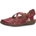 Dámské Páskové sandály Josef Seibel v červené barvě ve velikosti 42 ve slevě na léto 