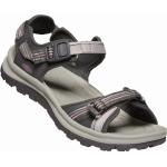 Dámské Vycházkové sandály Keen v tmavě šedivé barvě z gumy ve velikosti 40 s přezkou voděodolné ve slevě na léto 