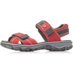 Dámské Kožené sandály Rieker 68851 v červené barvě ze syntetiky ve velikosti 42 ve slevě na léto 