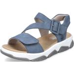 Dámské Sportovní sandály Rieker v modré barvě v moderním stylu ve velikosti 42 ve slevě na léto 