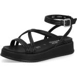 Dámské Páskové sandály Rieker v černé barvě v moderním stylu ve velikosti 37 ve slevě na léto 