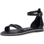 Dámské Kožené sandály Tamaris v černé barvě v elegantním stylu z kůže ve velikosti 36 na léto 
