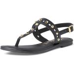 Dámské Páskové sandály Tamaris v černé barvě ve velikosti 40 s přezkou na léto 