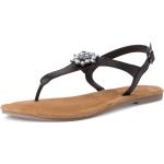 Dámské Páskové sandály Tamaris v černé barvě v elegantním stylu z kůže ve velikosti 40 na léto 