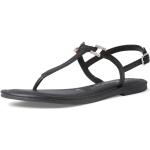 Dámské Kožené sandály Tamaris v černé barvě z kůže ve velikosti 40 na léto 